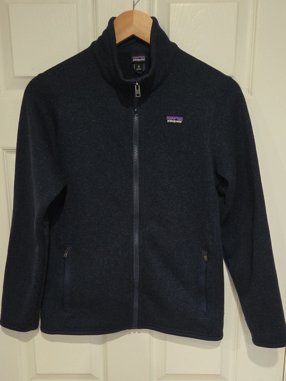 Patagonia Kids Navy Full-Zip Fleece Jacket